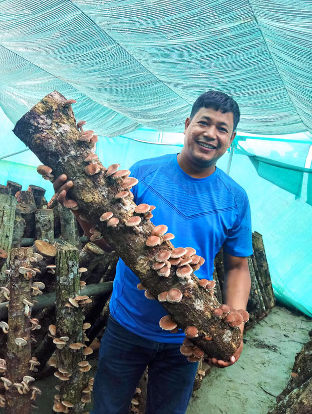 Akash Bade - Director of Mushroom Seed Nepal and Research Center 